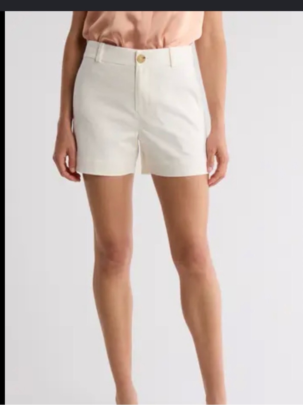NWT! Vince Linen blend Cream Tailored Shorts